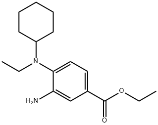 Ethyl 3-amino-4-[cyclohexyl(ethyl)amino]benzoate Struktur