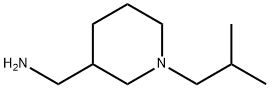 1-(1-isobutylpiperidin-3-yl)methanamine 化学構造式