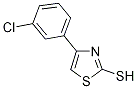 2-thiazolethiol, 4-(3-chlorophenyl)- Structure