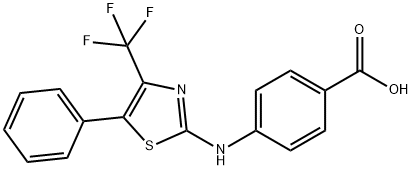 255833-41-1 4-[[5-苯基-4-(三氟甲基)-2-噻唑基]氨基]苯甲酸