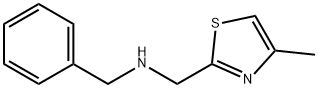 N-苄基-1-(4-甲基-1,3-噻唑-2-基)甲胺二盐酸盐, 886505-98-2, 结构式