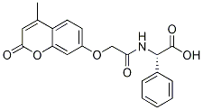 (2S)-({[(4-Methyl-2-oxo-2H-chromen-7-yl)oxy]-acetyl}amino)(phenyl)acetic acid Structure