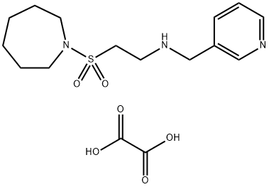 [2-(Azepan-1-ylsulfonyl)ethyl](pyridin-3-ylmethyl) amine oxalate Structure