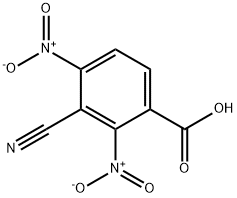 3-Cyano-2,4-dinitrobenzoic acid Structure