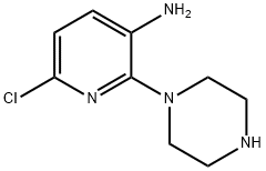 6-Chloro-2-(piperazin-1-yl)pyridin-3-amine Struktur