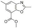 Methyl 2,5-dimethyl-1,3-benzoxazole-7-carboxylate Structure