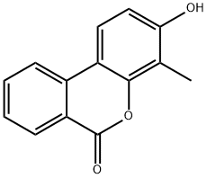 3-羟基-4-甲基-6H-苯并[C]苯并吡喃-6-酮, 76244-77-4, 结构式