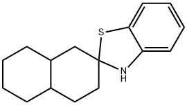 3',4',4'a,5',6',7',8',8'a-Octahydro-1'H,3H-spiro[1,3-benzothiazole-2,2'-naphthalene] 化学構造式