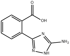 2-(5-氨基-1H-1,2,4-三唑-3-基)苯甲酸,1195606-79-1,结构式