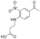 N-(4-Acetyl-2-nitrophenyl)-beta-alanine Structure
