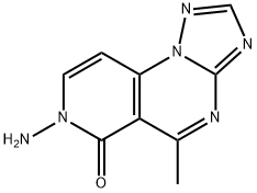 7-Amino-5-methylpyrido[3,4-e][1,2,4]triazolo-[1,5-a]pyrimidin-6(7H)-one Struktur