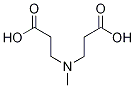 N-(2-Carboxyethyl)-N-methyl-beta-alanine Structure