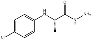 2-(4-氯-苯基氨基)-丙酸肼 结构式
