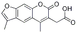 2-(7-氧代-3,5-二甲基-吡喃并[5,6-F]苯并呋喃-6-基)乙酸