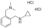 N-{2-[(Dimethylamino)methyl]-benzyl}cyclopropanamine dihydrochloride 化学構造式