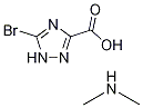 5-Bromo-1H-1,2,4-triazole-3-carboxylic acid N-methylmethanamine,,结构式