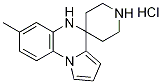 7-Methyl-4,5-dihydrospiro[pyrrolo(1,2-a)-quinoxaline-4,4'-piperidine] hydrochloride Structure