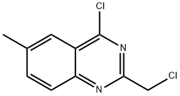 4-Chloro-2-(chloromethyl)-6-methylquinazoline Struktur