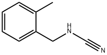 (2-メチルベンジル)シアナミド 化学構造式