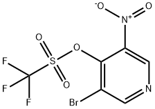 3-Bromo-5-nitropyridin-4-yl trifluoromethanesulfonate Structure