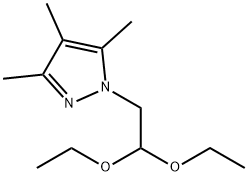 1-(2,2-二乙氧基乙基)-3,4,5-三甲基-1H-吡唑, 1255147-71-7, 结构式