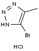 5-BroMo-4-Methyl-1H-1,2,3-triazole hydrochloride Structure