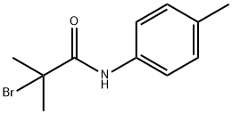 2-溴-2-甲基-N-(4-甲基苯基)丙酰胺,2322-49-8,结构式