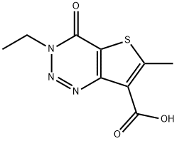 3-Ethyl-6-methyl-4-oxo-3,4-dihydrothieno-[3,2-d][1,2,3]triazine-7-carboxylic acid Structure