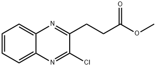 Methyl 3-(3-chloroquinoxalin-2-yl)propanoate Structure