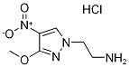 [2-(3-Methoxy-4-nitro-1H-pyrazol-1-yl)ethyl]amine hydrochloride Struktur