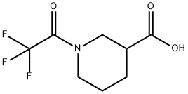 1-(三氟乙酰基)哌啶-3-羧酸, 1099017-20-5, 结构式