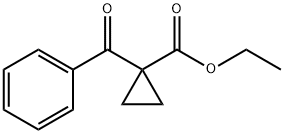 Ethyl 1-benzoylcyclopropanecarboxylate Struktur