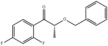 (2R)-2-(Benzyloxy)-1-(2,4-difluorophenyl)-propan-1-one Struktur