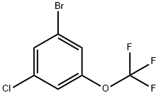 1-Bromo-3-chloro-5-(trifluoromethoxy)benzene Struktur