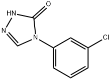 4-(3-氯苯基)-2,4-二氢-3H-1,2,4-三唑-3-酮 结构式