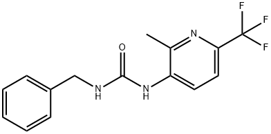 N-Benzyl-N'-[2-methyl-6-(trifluoromethyl)-pyridin-3-yl]urea|1-苄基-3-(2-甲基-6-(三氟甲基)吡啶-3-基)脲