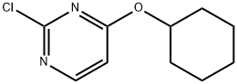 2-CHLORO-4-(CYCLOHEXYLOXY)PYRIMIDINE 结构式