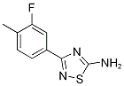 5-Amino-3-(3-fluoro-4-methylphenyl)-1,2,4-thiadiazole,,结构式