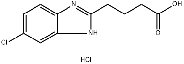 4-(5-CHLORO-1H-BENZOIMIDAZOL-2-YL)-BUTYRIC ACIDHYDROCHLORIDE Structure