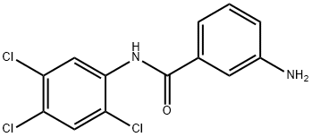 3-AMINO-N-(2,4,5-TRICHLOROPHENYL)BENZAMIDE,1020054-06-1,结构式