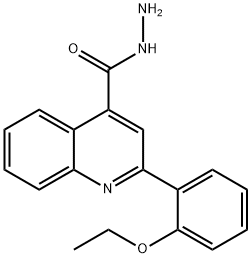 2-(2-ETHOXYPHENYL)QUINOLINE-4-CARBOHYDRAZIDE Structure