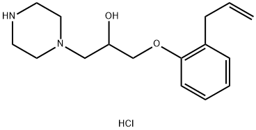 1-(2-ALLYL-PHENOXY)-3-PIPERAZIN-1-YL-PROPAN-2-OLDIHYDROCHLORIDE,1185304-87-3,结构式