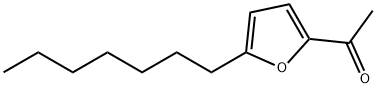 1-(5-ヘプチル-2-フリル)エタノン 化学構造式