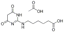 6-(4,6-DIOXO-1,4,5,6-TETRAHYDRO-PYRIMIDIN-2-YLAMINO)-HEXANOIC ACID ACETATE Structure