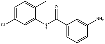 3-AMINO-N-(5-CHLORO-2-METHYLPHENYL)BENZAMIDE Struktur