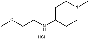 (2-METHOXY-ETHYL)-(1-METHYL-PIPERIDIN-4-YL)-AMINEDIHYDROCHLORIDE Struktur