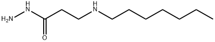 3-(HEPTYLAMINO)PROPANOHYDRAZIDE 结构式