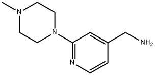 [2-(4-methylpiperazin-1-yl)pyridin-4-yl]methylamine 结构式