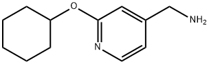 2-(环己氧基)吡啶-4-基]甲胺, 953735-82-5, 结构式
