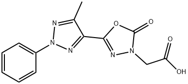 [5-(5-methyl-2-phenyl-2h-1,2,3-triazol-4-yl)-2-oxo-1,3,4-oxadiazol-3(2h)-yl]acetic acid Structure